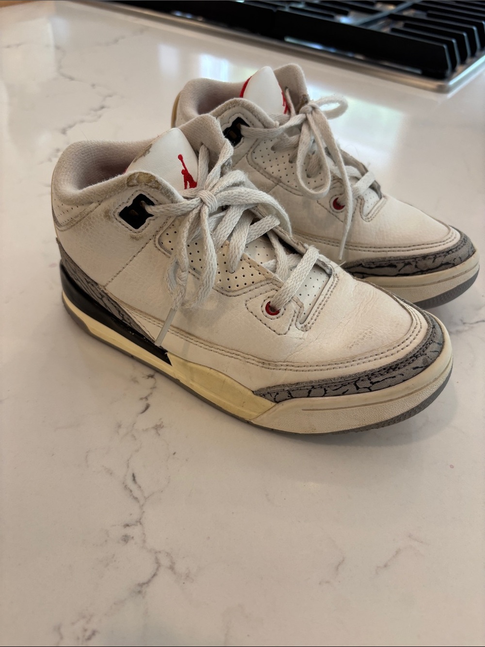 Kids 13 Jordan 3 Retro Cement